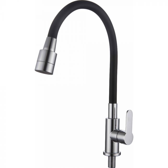 CR2021 BK Black Single Lever Flexible Kitchen Cold Tap WasserBath CR2021 BK Black Single Lever Flexible Kitchen Cold Tap WasserBath