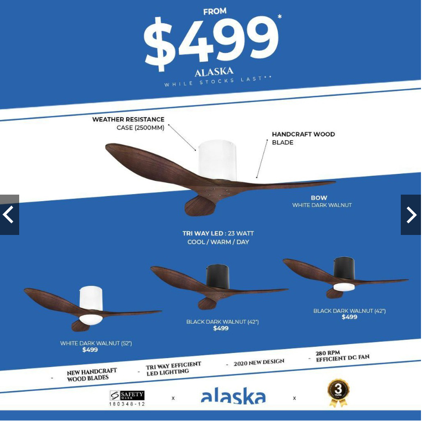 Alaska Bay Dc Ceiling Fan Wasserbath